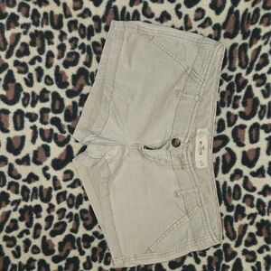 Hollister Beige Jean Shorts